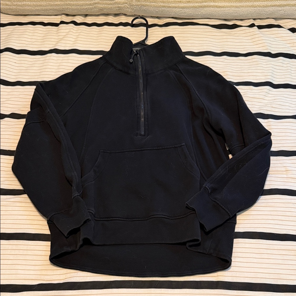 lululemon athletica Scuba Oversized Half-Zip Funnel Neck *LONG in Black